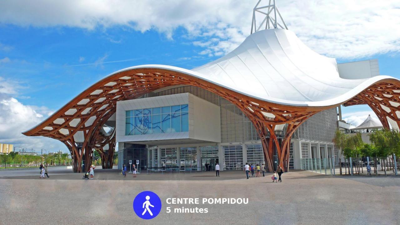 Ferienwohnung BELCHAMPS Metz Gare Pompidou Exterior foto